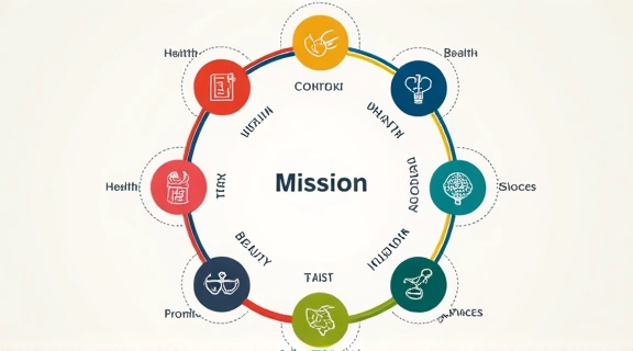 Illustrations of mission and values in natural wellness
