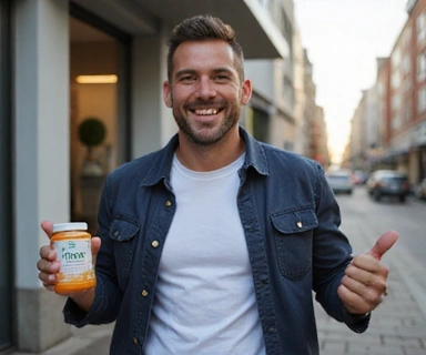 Customer testimonial image for vitamins for men